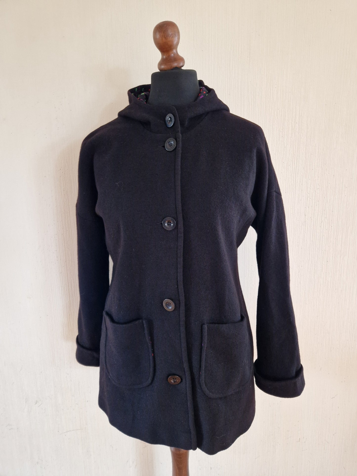 Vintage Marimekko Womens Wool Coat Size Medium