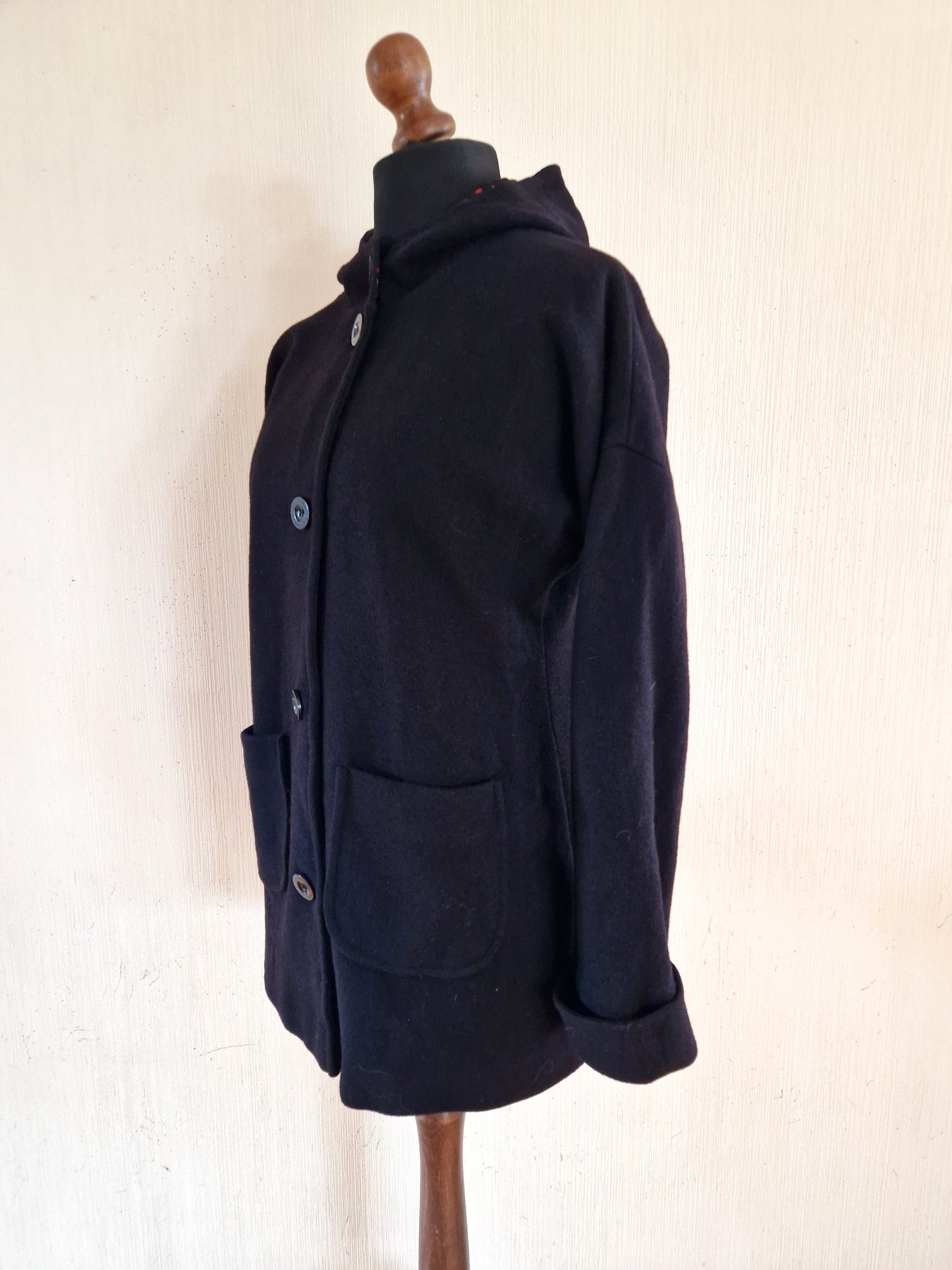 Vintage Marimekko Womens Wool Coat Size Medium