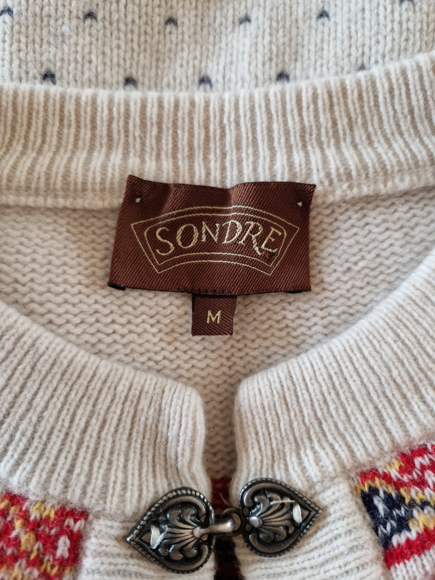 Vintage SONDRE Scandinavian Wool Sweater Size Medium