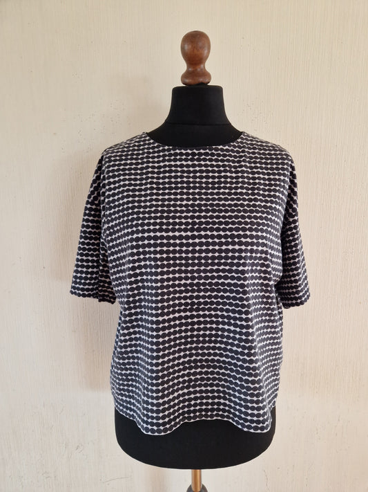 Vintage Marimekko Womens Cotton Top Size Medium