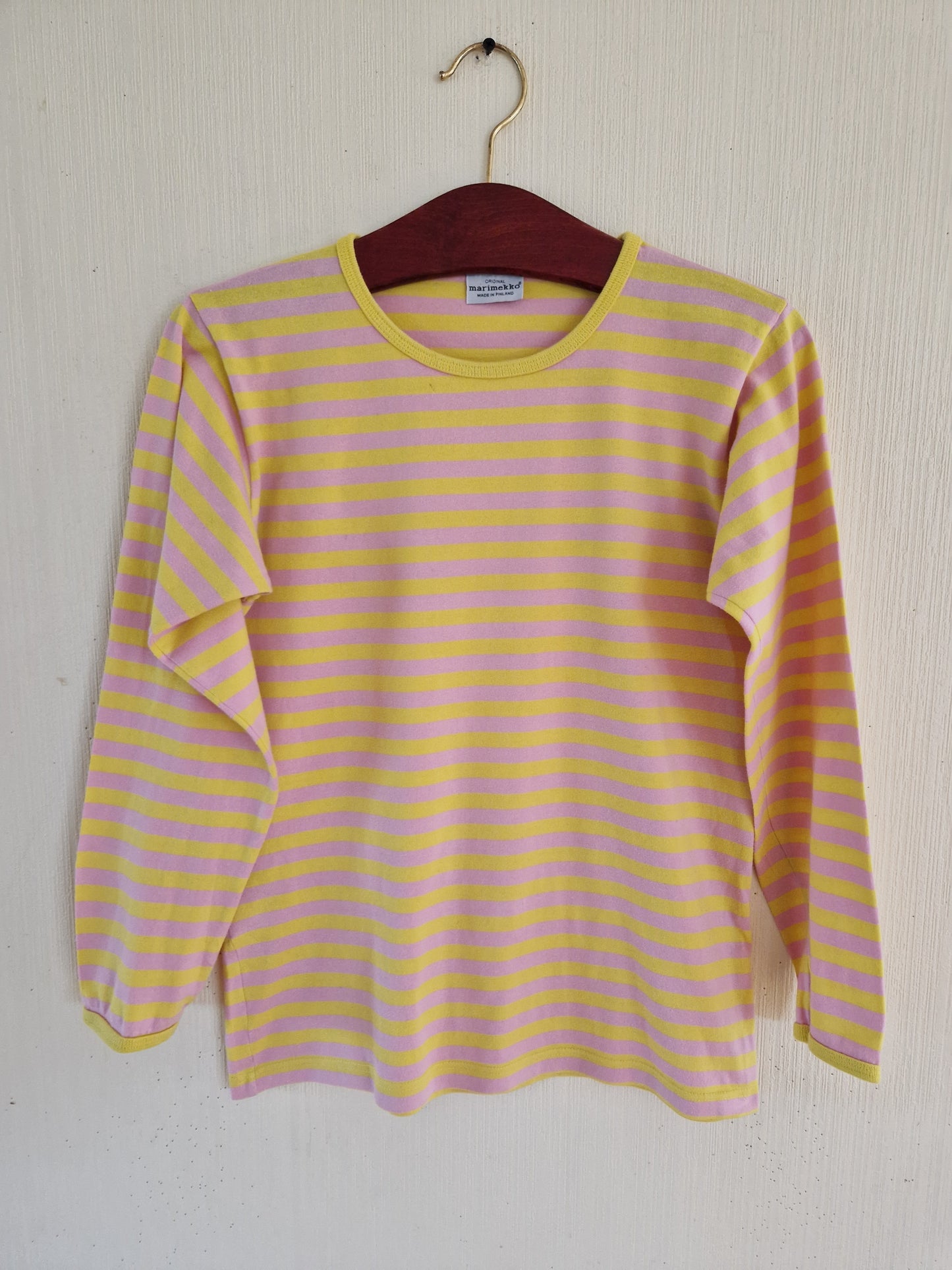 Vintage Marimekko Cotton Children Striped Marine Sweatshirt