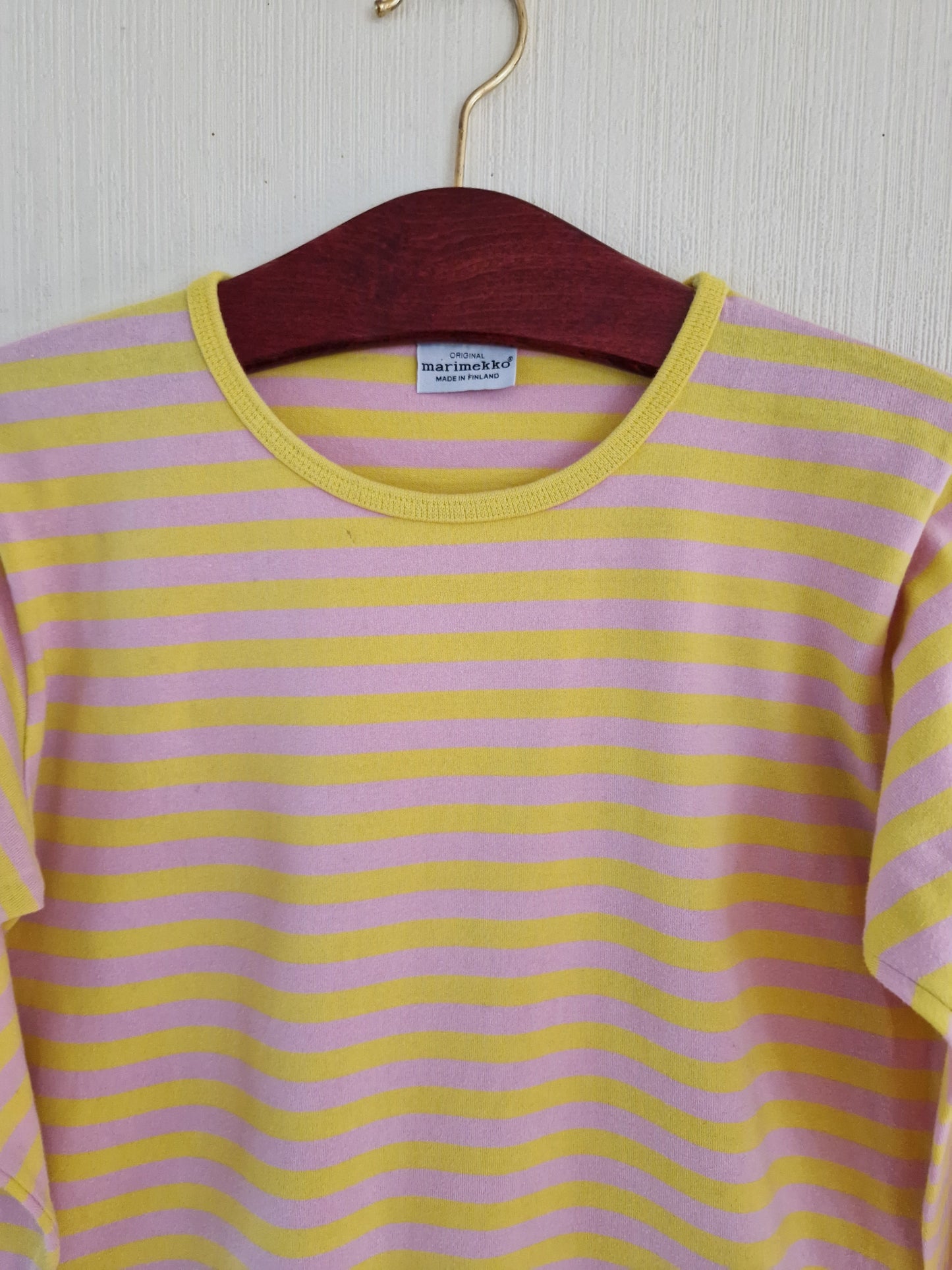 Vintage Marimekko Cotton Children Striped Marine Sweatshirt