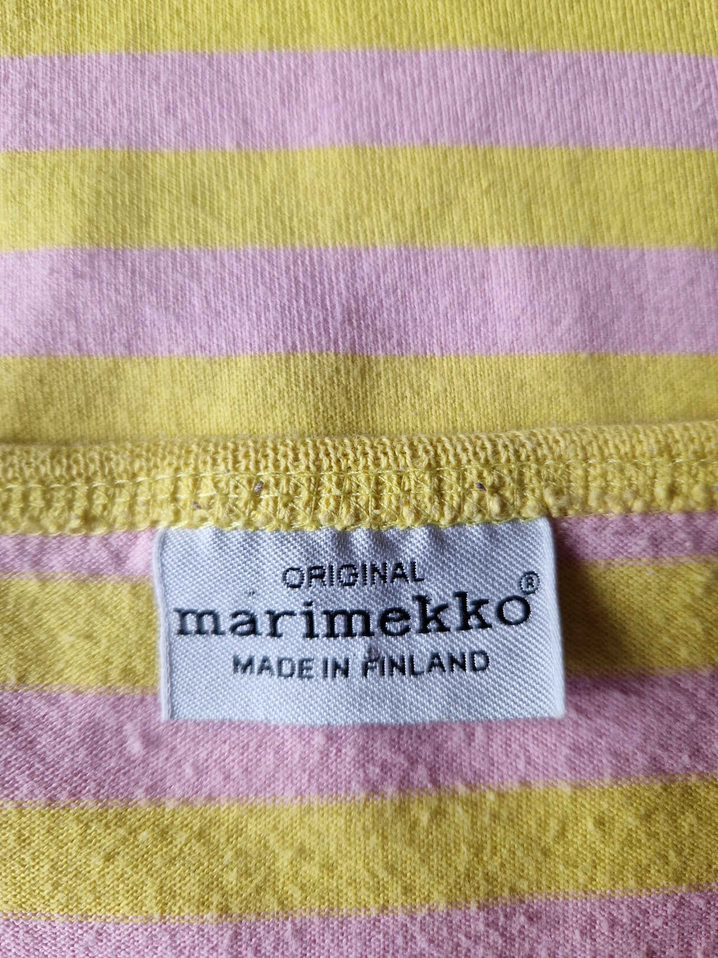 Vintage Marimekko Cotton Children Striped Marine Sweatshirt