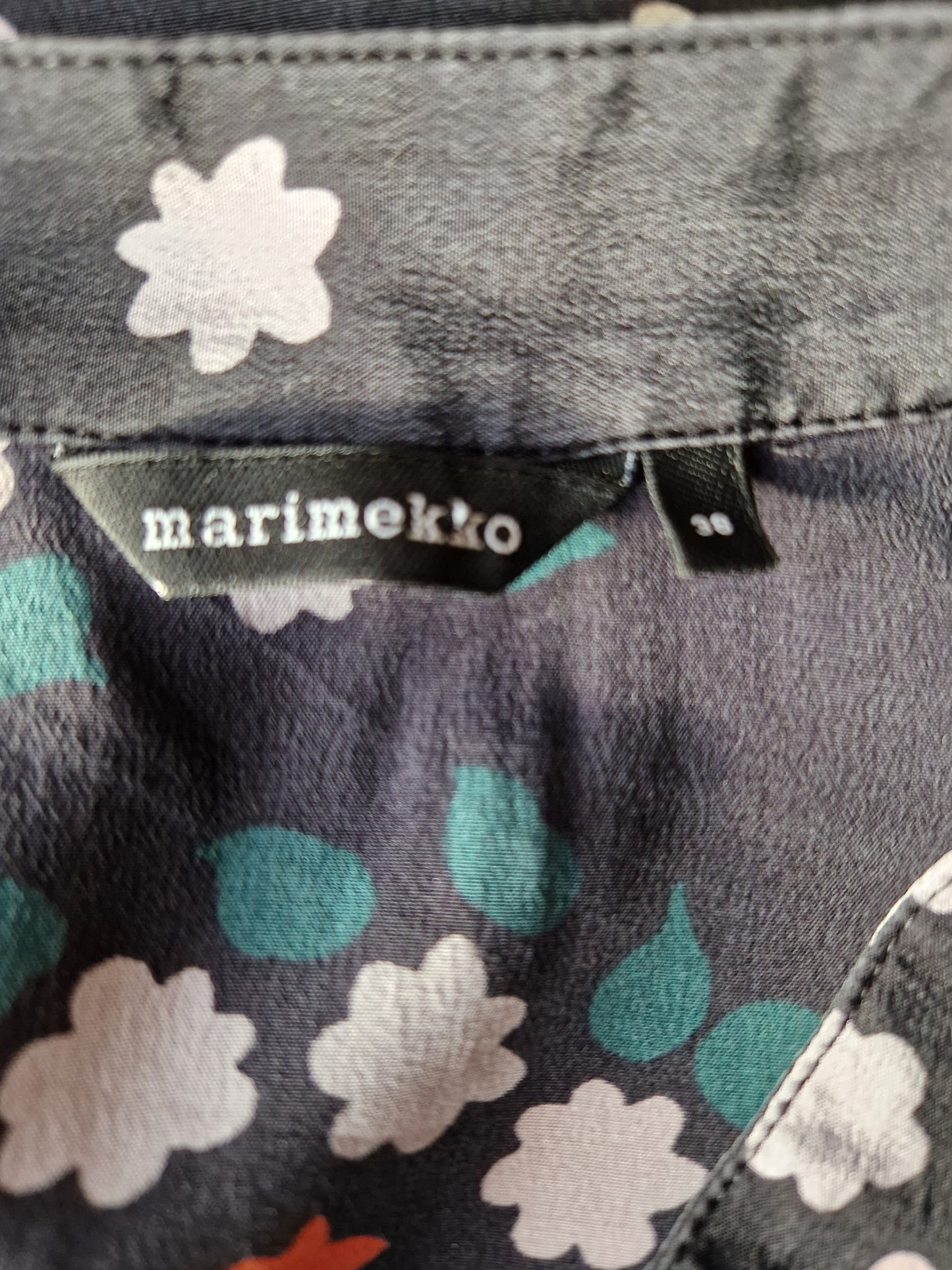 Vintage Marimekko Women Long Blouse Size Small to Medium