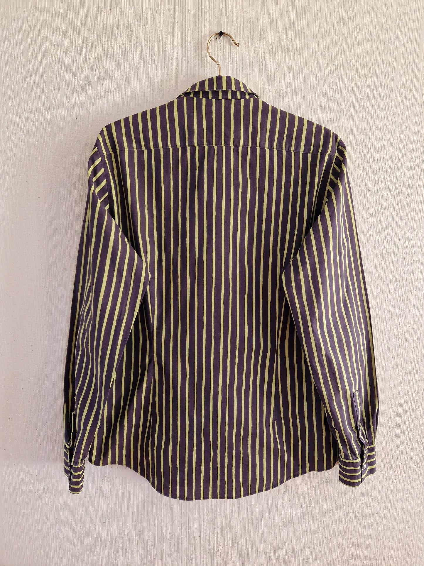 Vintage Marimekko Mika Piirainen Men Cotton Shirt Size Medium