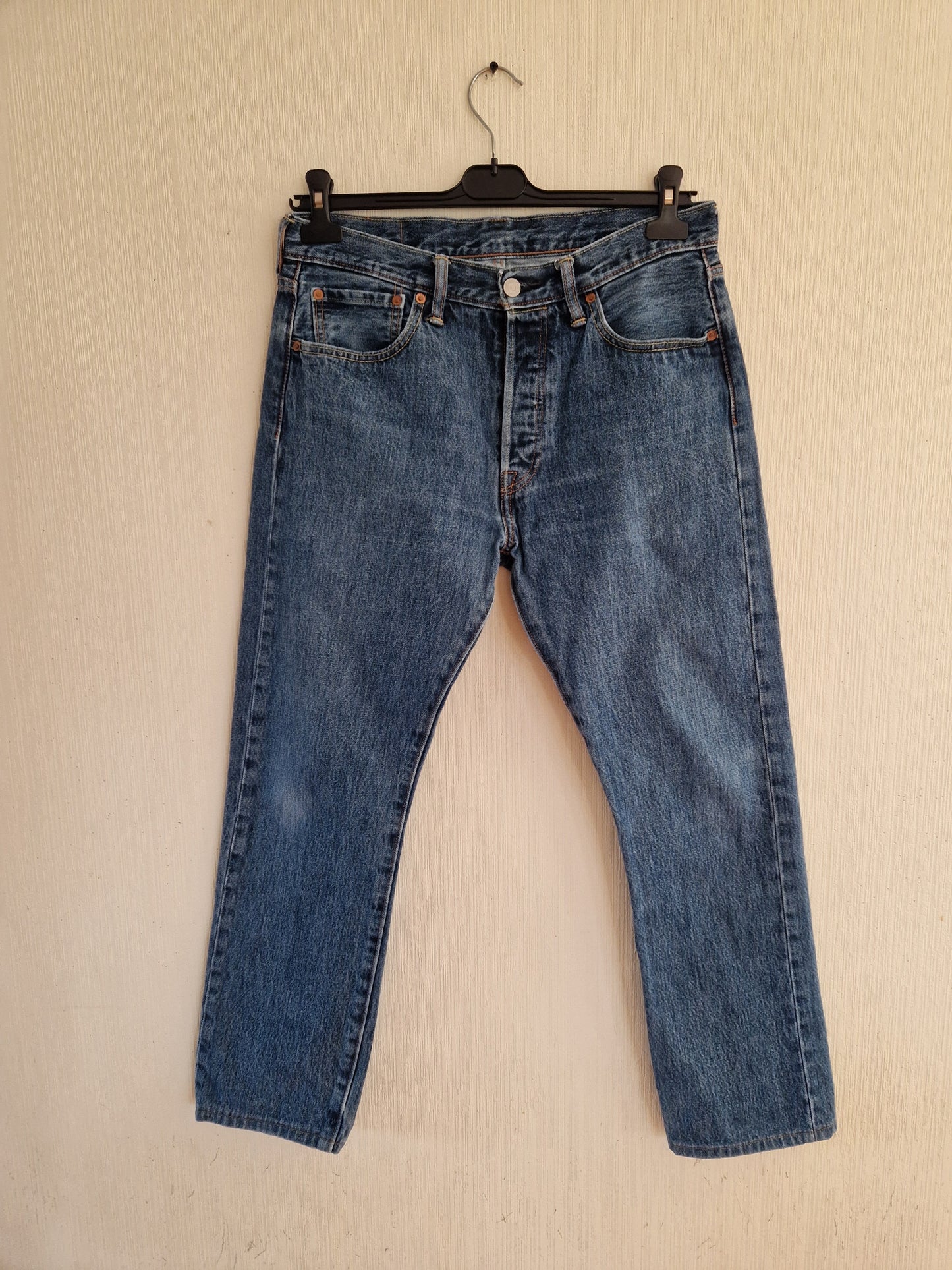 Vintage Levis 501 Blue Denim Jeans W32 L32